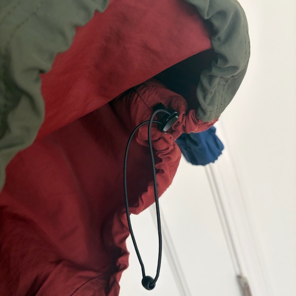 L.L. Bean Colorblock Anorak Windbreaker Jacket Hooded Pullover Small - Picture 4 of 6